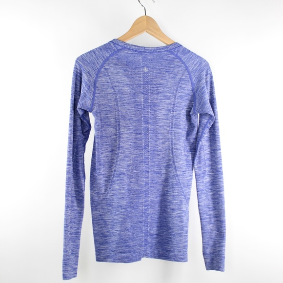 Lululemon Swiftly Tech Shirt Blue Long Slv Thumb 8 - Picture 2 of 8